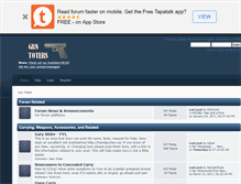 Tablet Screenshot of guntoters.com